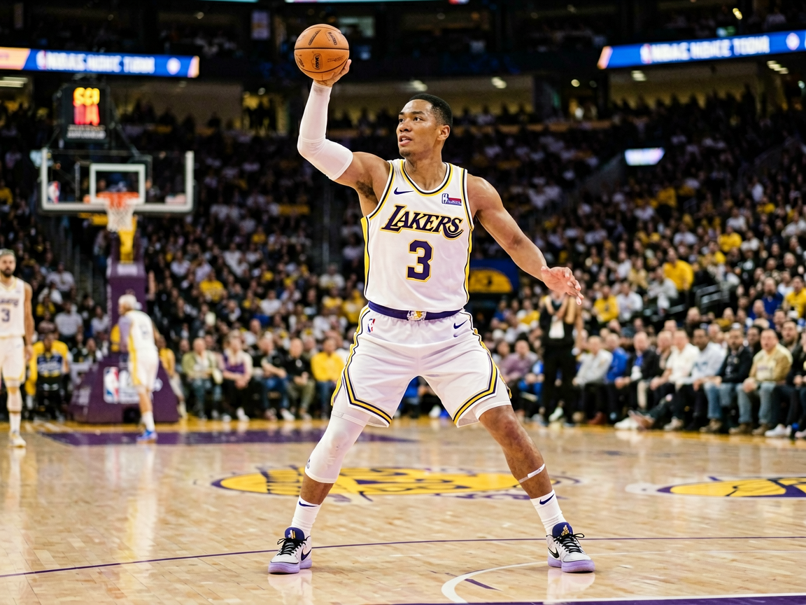 NBA湖人vs勇士比赛现场